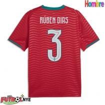 Camiseta Portugal Ruben Dias #3 Primera Equipación Mundial 2026 manga corta